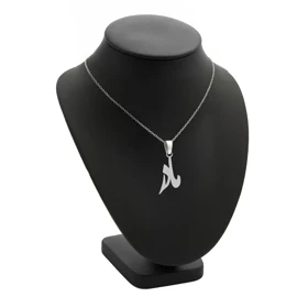 آویز اسم مادر و زنجیر نقره روز مادر نقره 925