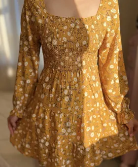 پیراهن دشت بابونه🌼🌻