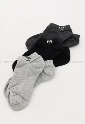 جوراب مردانه Balenciaga مچی پنبه کد20000046