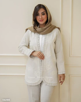 کت مجلسی لینن گلدوزی شده