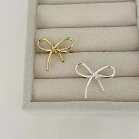 انگشتر زنانه پاپیون مینیمال کد 840