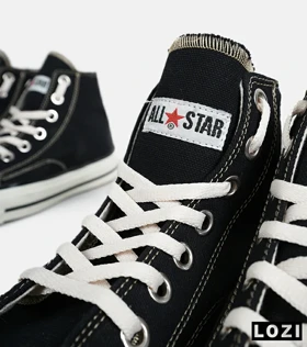 کفش کتانی ساق‌دار مردانه و زنانه مشکی All STAR