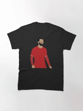 تیشرت ورزشی لیورپول | تیشرت Liverpool F.C طرح Mohamed Mo Salah Portrait کد 147069
