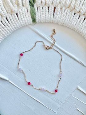 پابند مهره صورتی