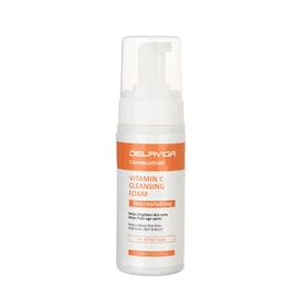 فوم شستشوی صورت دلاویگا حاوی مشتقات ویتامین سی 150 میل