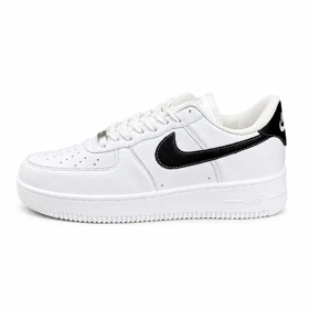 کفش کتانی مردانه مدل نایک ایرفورس 1 سفید مشکی Nike air force