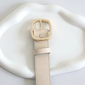 کمربند چرمی مات زنانه مدل be7030