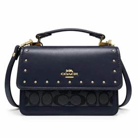 کیف وارداتی COACH چرم سورمهای/ کوچ