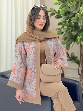مانتو طرح دار نگار