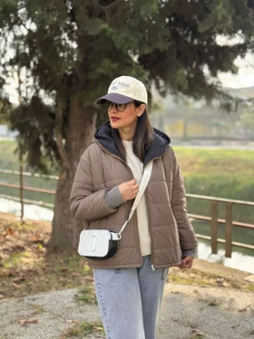 کاپشن کلاهدار پاتریس ( ارسال رایگان )