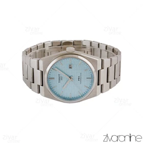 ساعت تیسوت مردانه PRX نقره ای صفحه تیفانی 105211