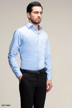 پیراهن مردانه آستین بلند ساده ست من