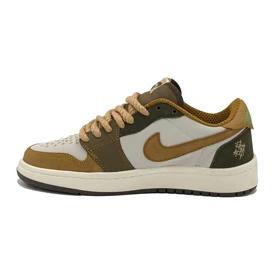 ست کتانی مردانه زنانه مدل نایک وودو Nike voodoo رنگ سفید خردلی