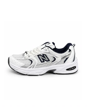 کتانی ست مردانه زنانه مدل نیوبالانس 530 سفید سرمه ای (کیفیت درحد مستر) New Balance