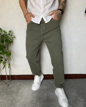 شلوار مام کتان EMPORIO ARMANI سبز