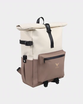 کوله پشتی رول تاپ موکا-استخوانی Space