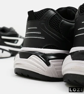 کفش کتانی مردانه مشکی سفید DIESEL S-SERENDIPITY SPORT