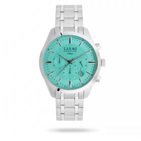 ساعت مچی مردانه لاکسمی بند استیل نقره ای کد Laxmi 8187/1