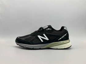 کتانی نیوبالانس 990 مشکی طوسی سبز/New Balance