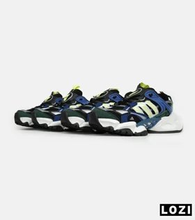 کفش کتانی مردانه و زنانه مشکی آبی لیمویی ADIDAS performance x9000l4 مدل 5805