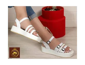 صندل لژدار تابستانه زنانه طبی سه‌سگک
