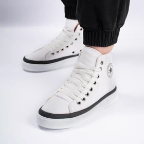 کفش و کتانی اسپرت ساق‌دار آل استار ALL STAR رنگ سفید
