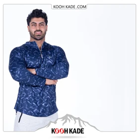 تیشرت ورزشی نیم زیپ ATOM