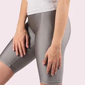 شلوارک نقره ای تیره شاین آگی - Agi Disco Shorts Gümüş