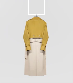 بارانی Pinki 1110 در سه رنگ (خردلی)