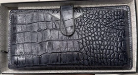 کیف کتی زبانه دار چرم طبیعی