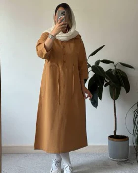 مانتو دانشجویی لینن تبسم