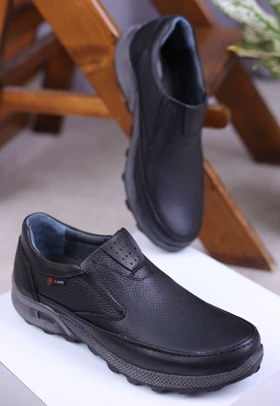 کفش چرم مردانه طبی چابک