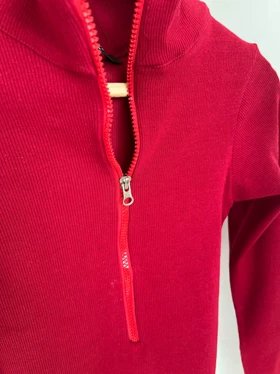 بلوز نیم زیپ - کد 966