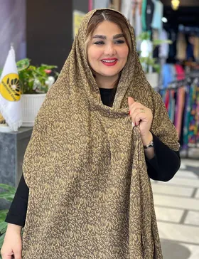 شال پلیسه طرحدار کد : L175