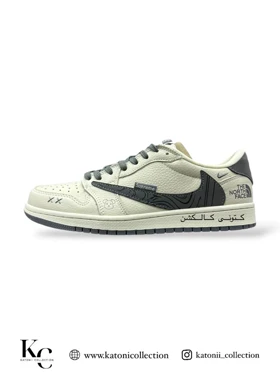کتانی ویتنامی نایک ایر جردن وان لو تراویس اسکات نورث فیس سوپریم طوسی Nike Air Jordan 1 Low Travis Scott North Face Supreme