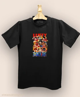 تیشرت مردانه و زنانه طرح وان پیس کد 911