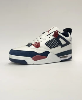 کفش روزمره نایک جردن 4 سفید سرمه ای