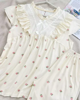 ست بلوز و شلوارک 5 طرح کد 5537