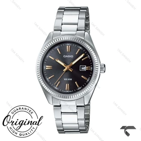 ساعت کاسیو زنانه LTP-1302D-1A2V تقویم دار عقربه طلایی Casio-10282-L