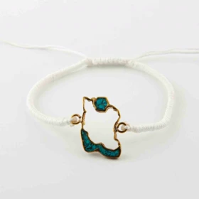 دستبند فانتزی ایران (سفید)