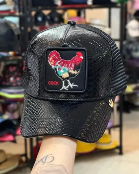 کلاه گورین cock چرم ورنی