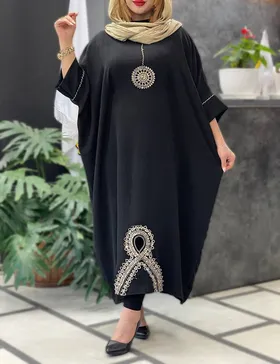 مانتو عبایی خورشید کد : 7601000