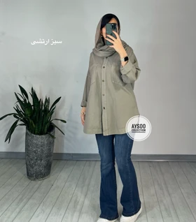مانتو مداد رنگی آسمان 2(ارسال رایگان)