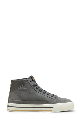 کفش کتانی بلند مردانه خاکستری Court Classic Vulc Mid