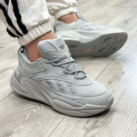 کتانی مردانه مدل آدیداس adidas forum mid plus رنگ طوسی