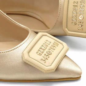 کفش مجلسی زنانه پاشنه‌دار 5 سانت مدل 400923 _ sandal valentino