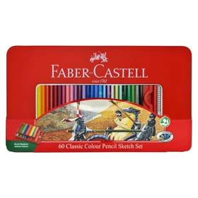مداد رنگی 60 رنگ فابر کاستل مدل CLASSIC کد 115893