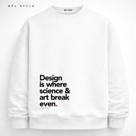 دورس سه نخ پنبه سفید با طراحی تایپوگرافی کد 1193