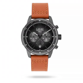 ساعت مچی مردانه لاکسمی بند چرم مشکی کد Laxmi 8161/4