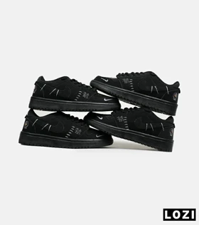 کفش کتانی مردانه و زنانه مشکی نایک NIKE jordan Vodoo مدل 6634